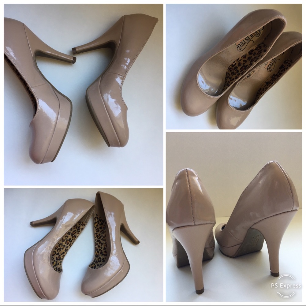 🔥UNLISTED Brand TAN HEELS SIZE 6